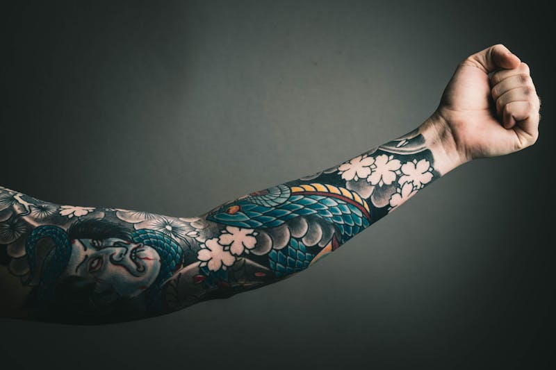 Fine line tattoo